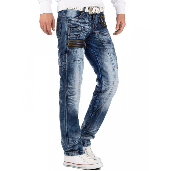 KM012 DETAILED JEANS Mens
