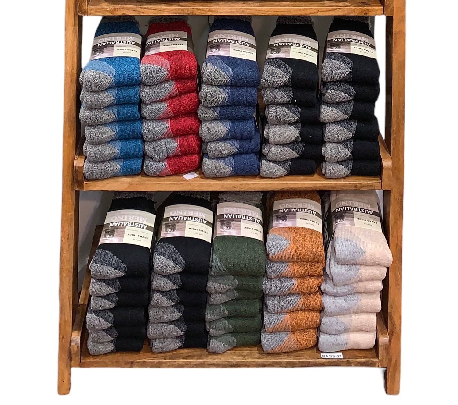 PACK OF 3 Wool Performance thick socks. - Denim Republic