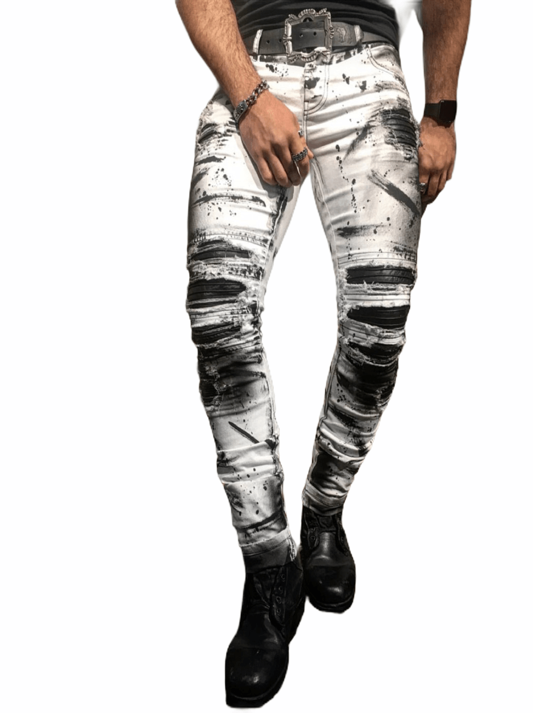 1505-White Kingz Jeans Spray - Denim Republic