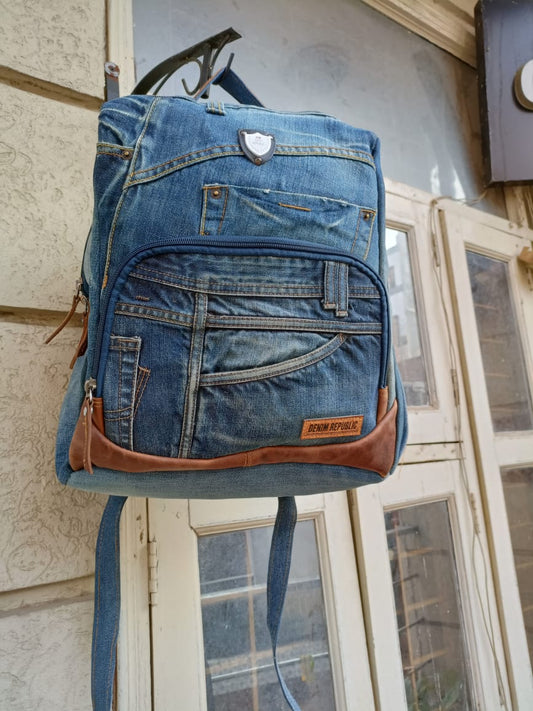 Bag Pack - Denim BAGS-05 - Denim Republic