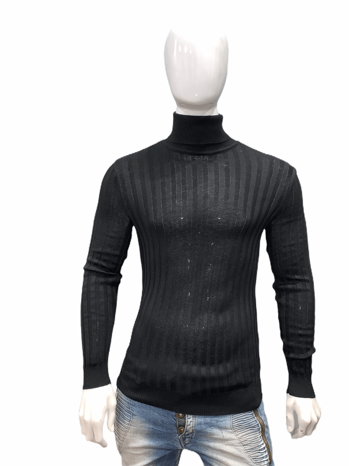 3520 Turtle Neck Knit. - Denim Republic