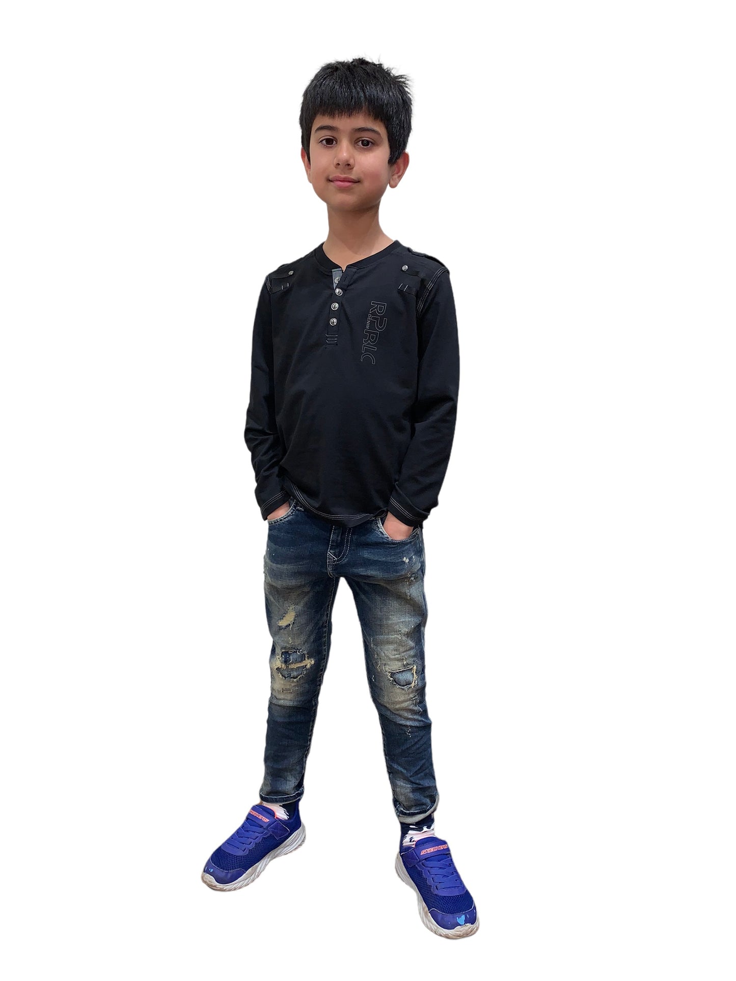 DRAGON Kids T-shirt long sleeve - Denim Republic