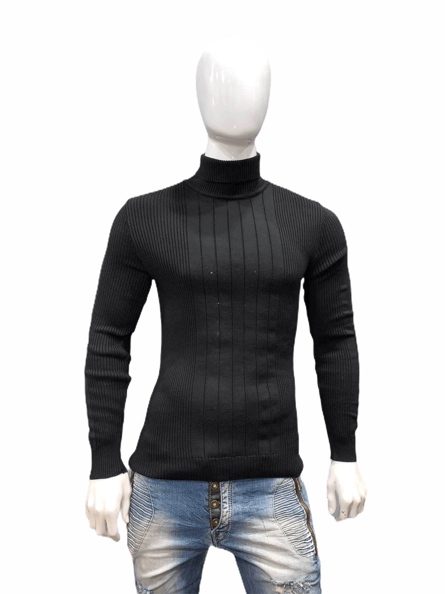 3458 Turtle neck Knit. - Denim Republic