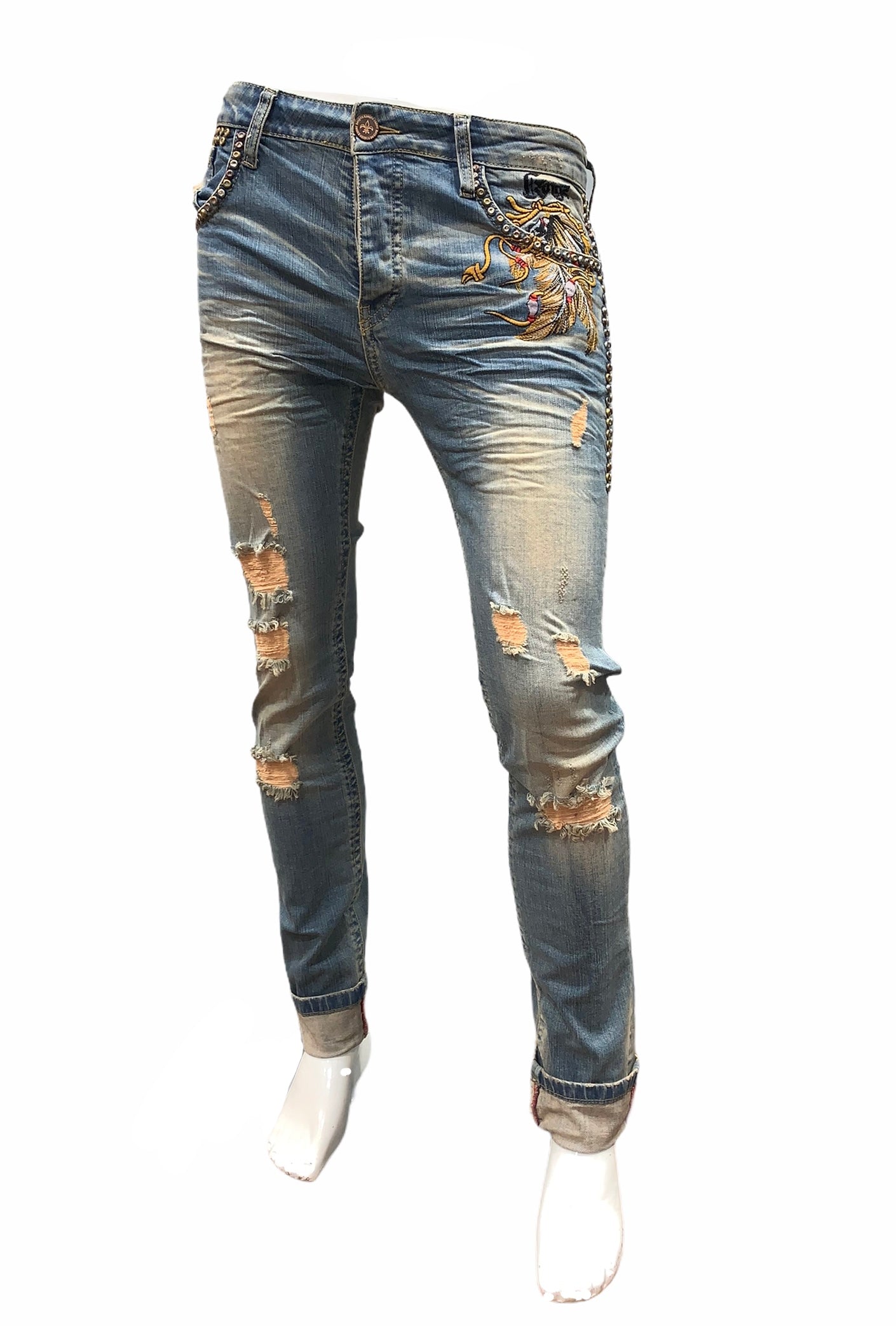 1391 EMB. EAGLE JEANS MENS - Denim Republic